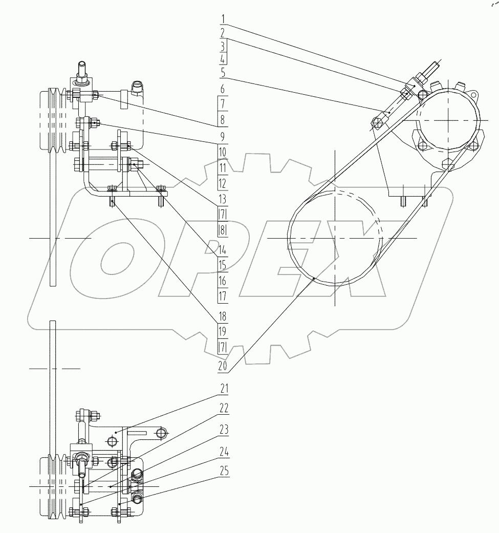  46C1231 000 REFRIGERANT COMPRESSOR BRACKET