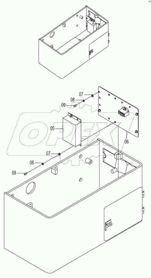  46C1864 000 FAN CONTROL WIRING (B)