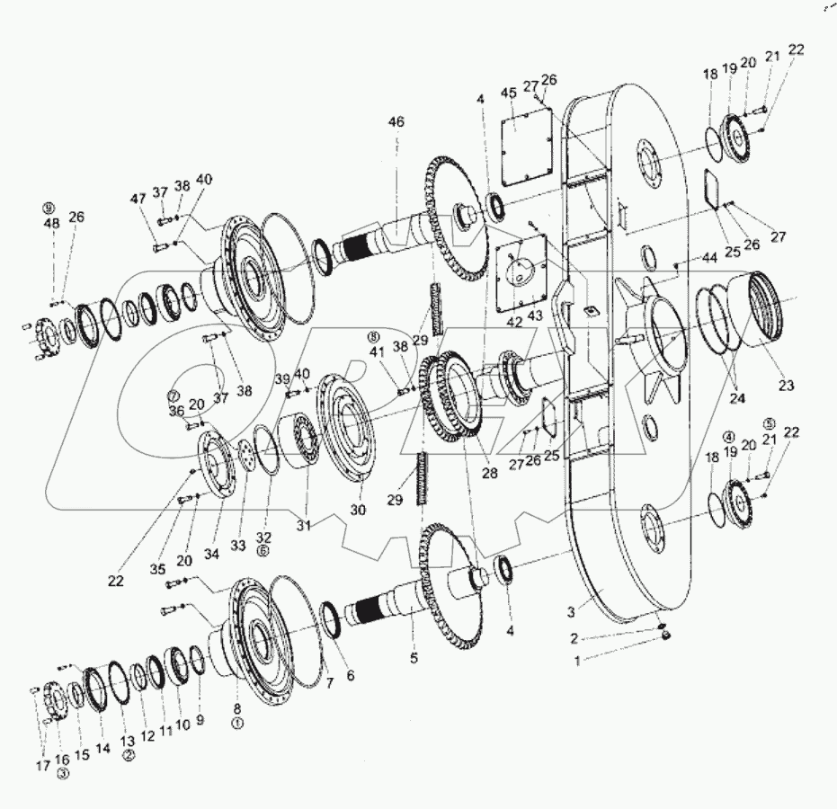  85 513 001 LEFT BALANCE-BOX ASSEMBLY