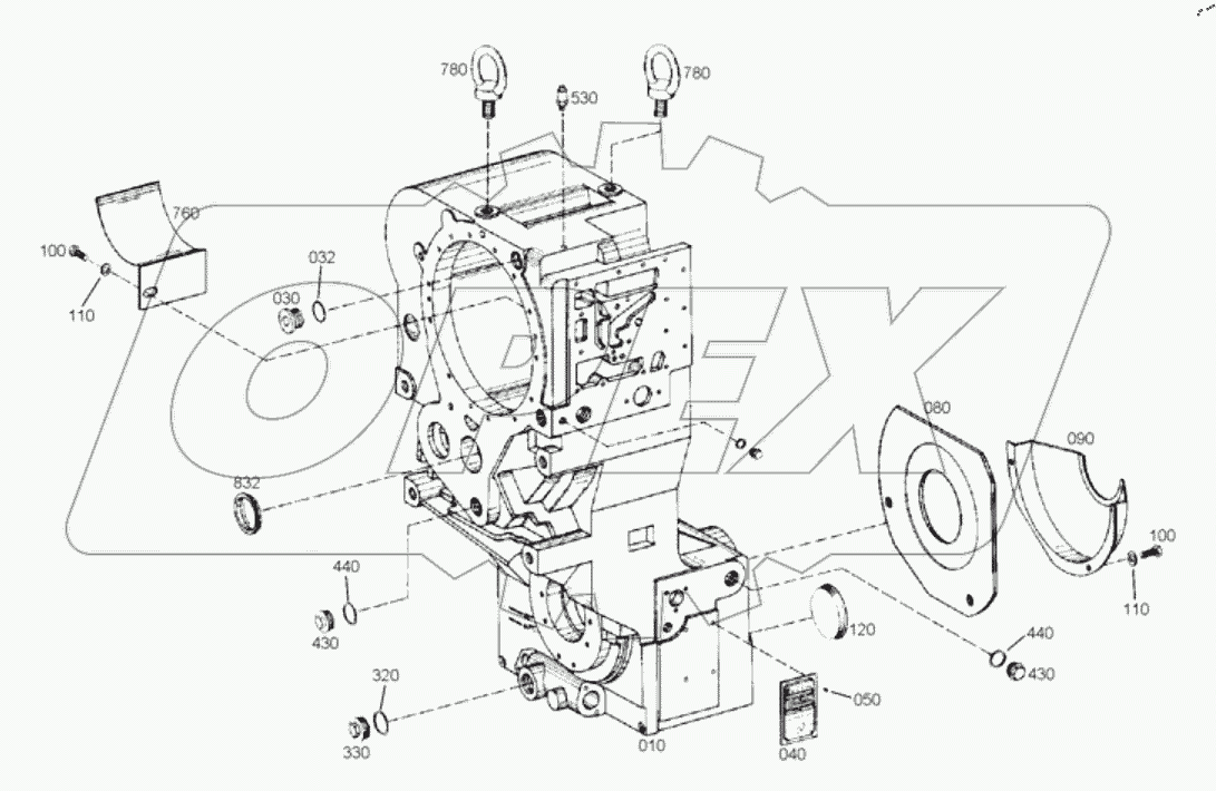  4644 101 025 01 GEARBOX HOUSING