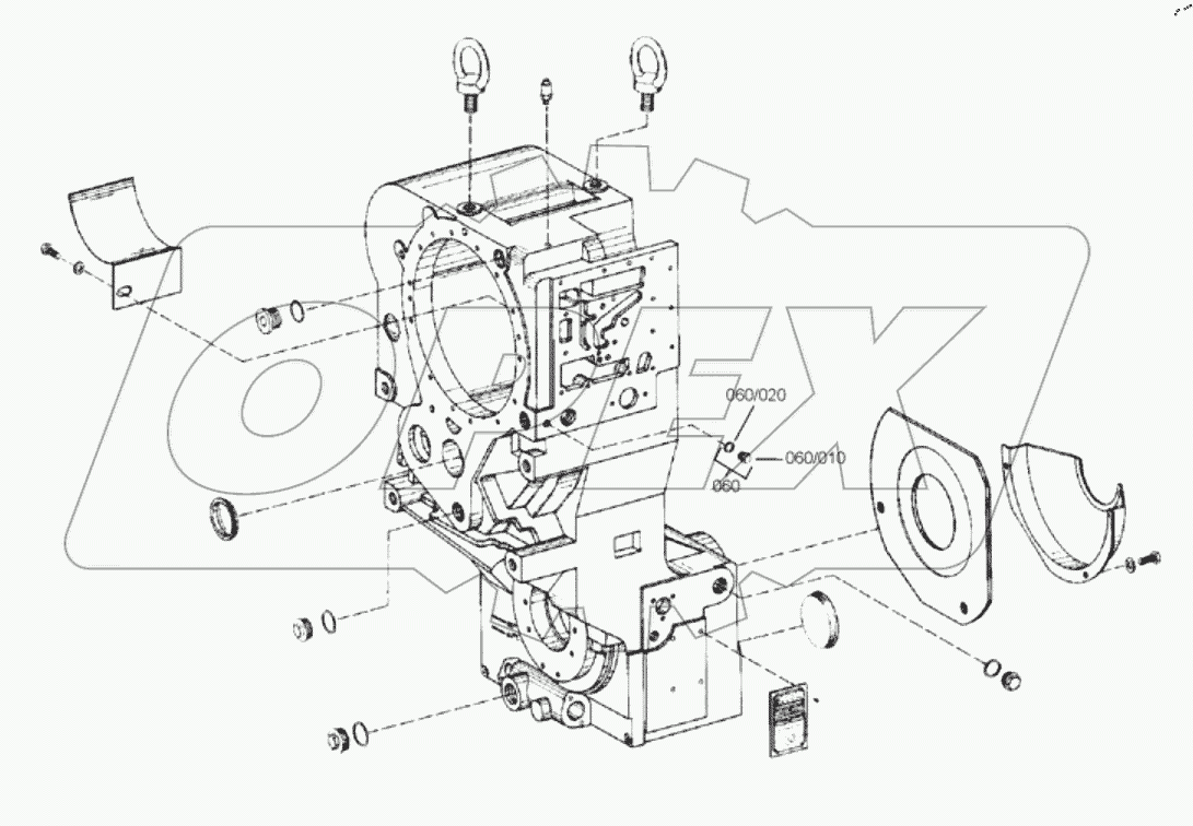  4644 101 025 02 GEARBOX HOUSING
