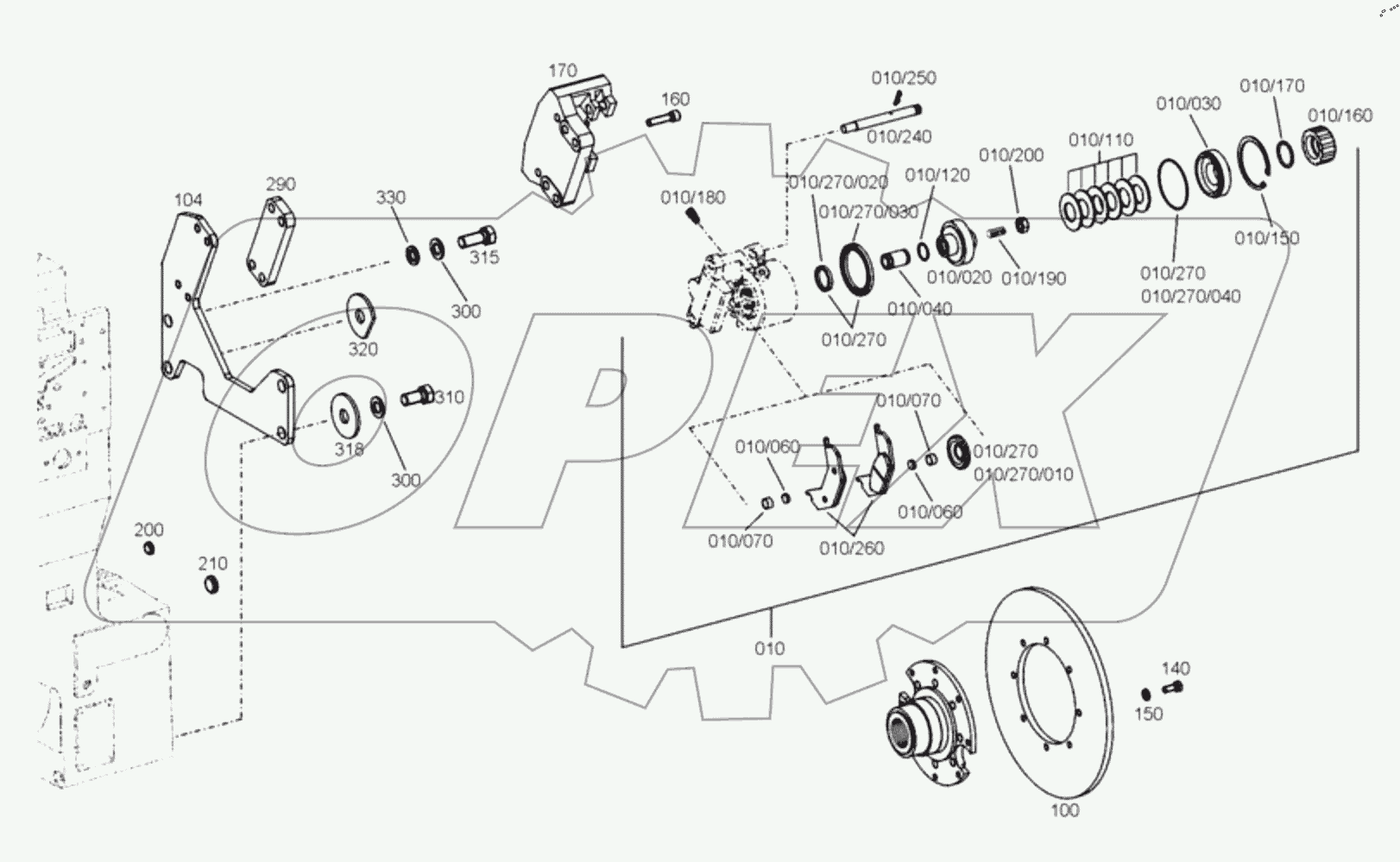  4644 109 019 01 PARKING BRAKE