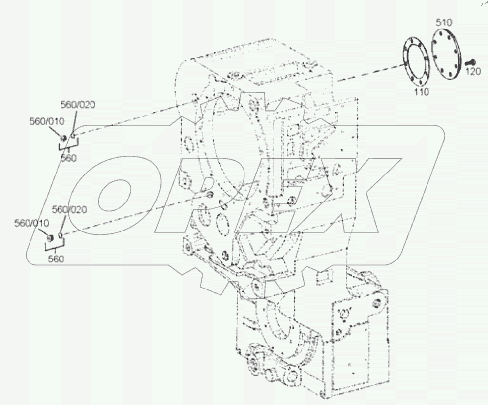  4644 155 008 00 POWER TAKE-OFF