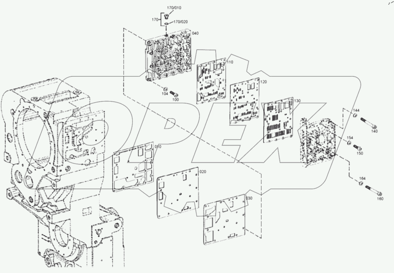  4644 106 016 00 GEARSHIFT SYSTEM