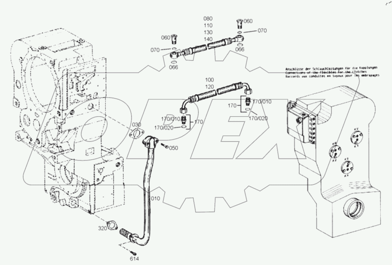  4644 121 023 00 OIL PIPES