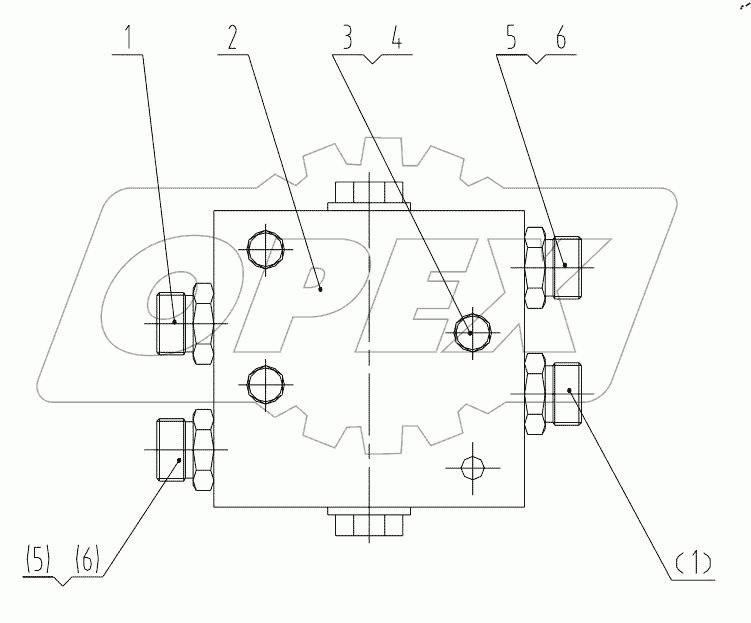  12C0408 001 HYDRAULIC LOCK ASSEMBLY