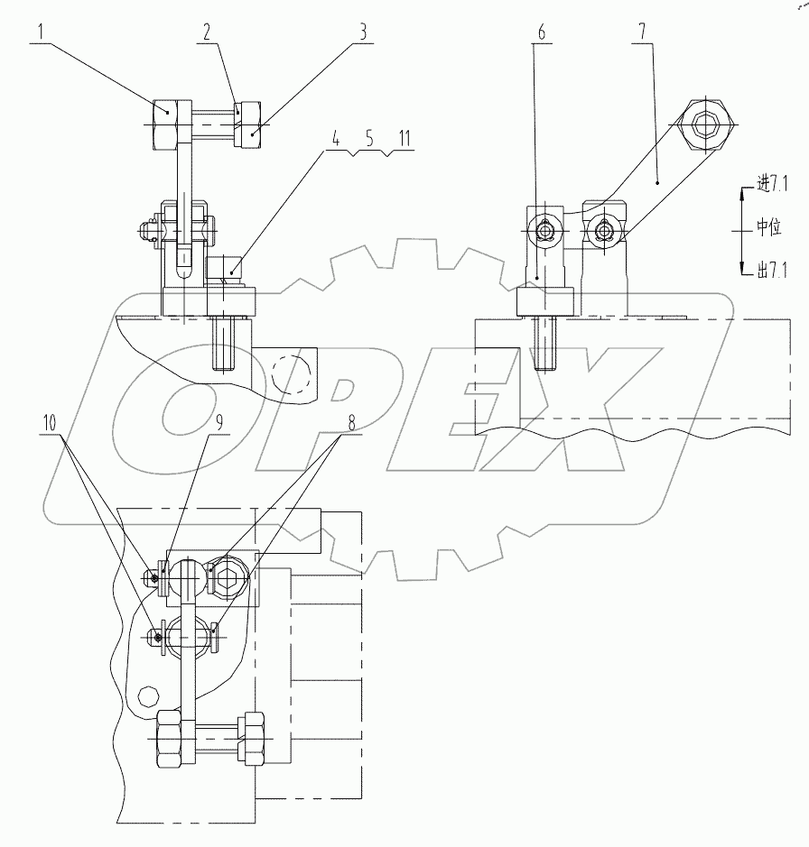  24C0252 003 VALVE POLE CONNECTION ASSEMBLY