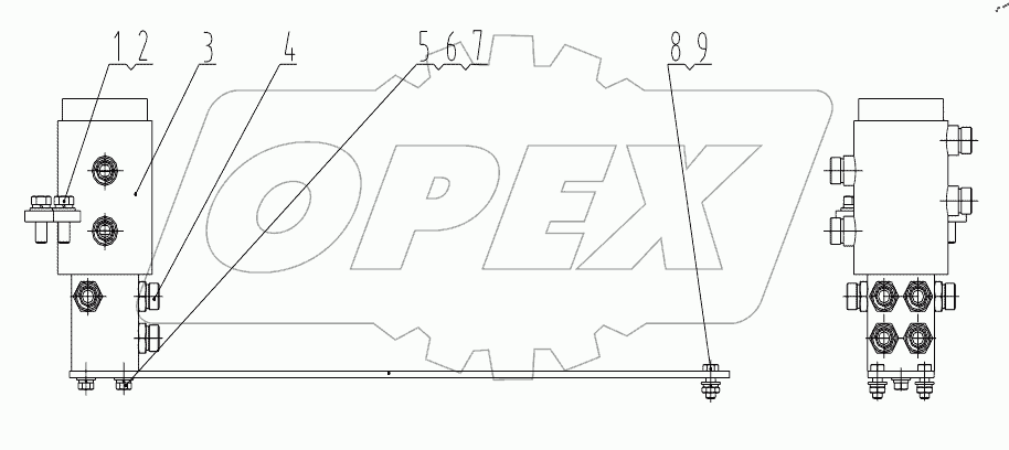  33C0027 000 CENTRAL SWING JOINT ASSEMBLY