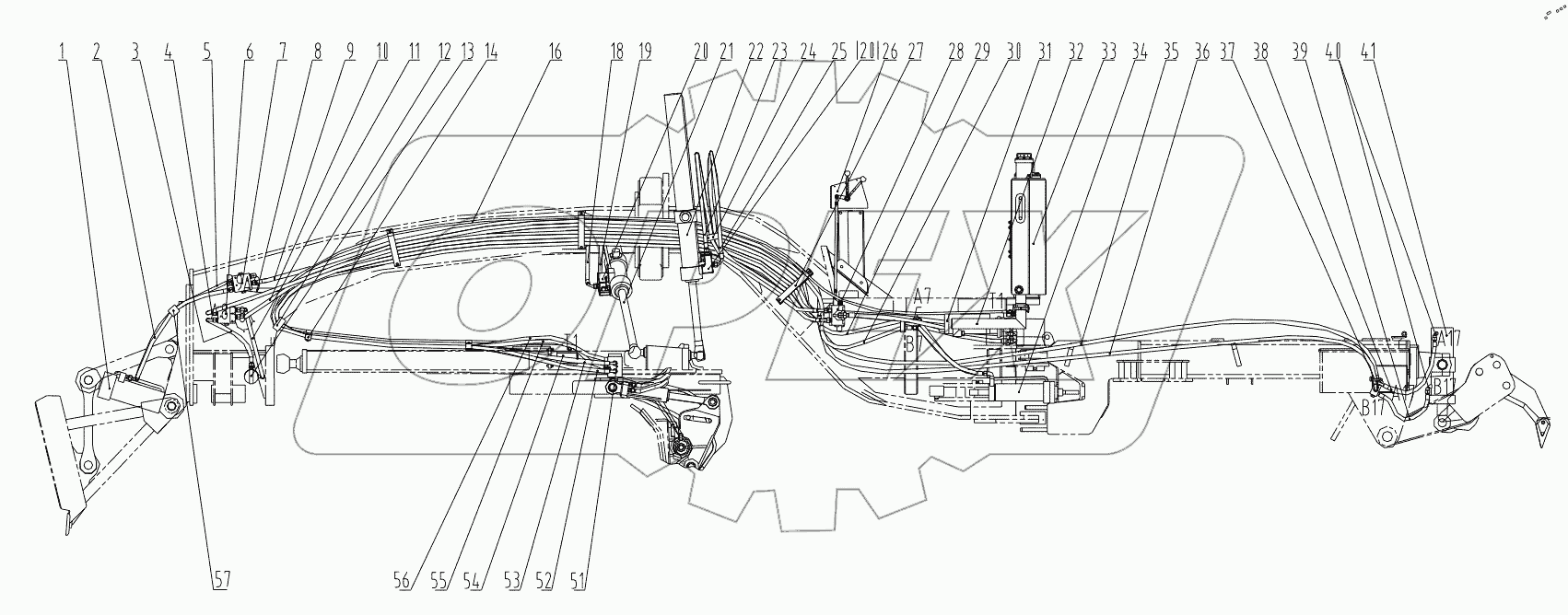  11E0225 009 HYDRAULIC SYSTEM (OPTIONAL)