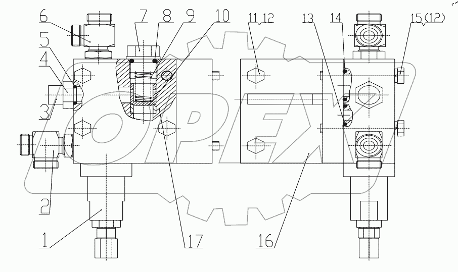  12C0417 000 VALVE ASSEMBLY