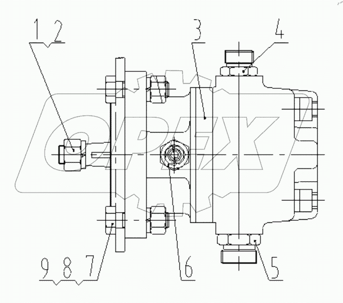  11C0230 000 FAN MOTOR ASSEMBLY