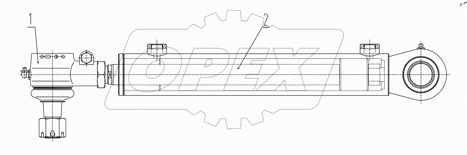  10C0524 000 STEERING CYLINDER