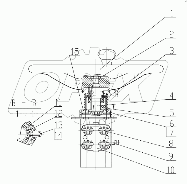  44C0158 000 STEERING CONTROL GROUP