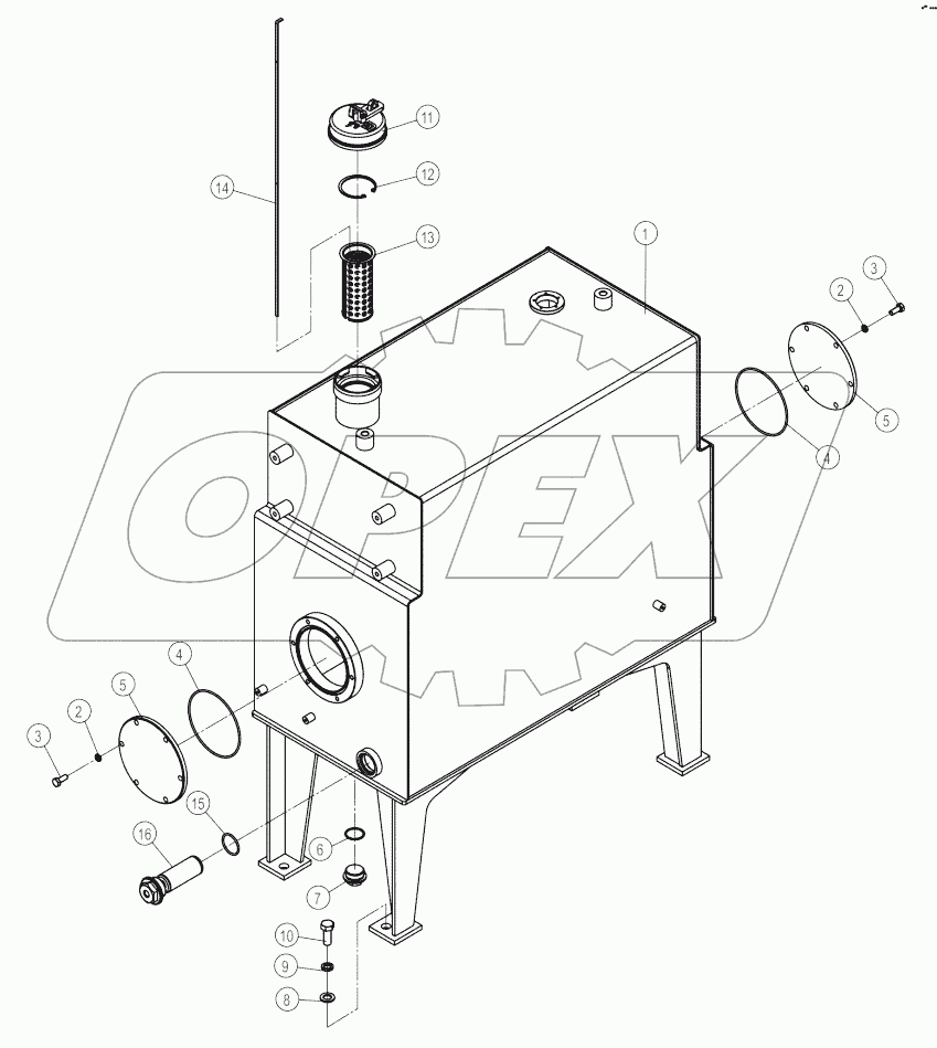 00E0775-005-00 FUEL TANK AS