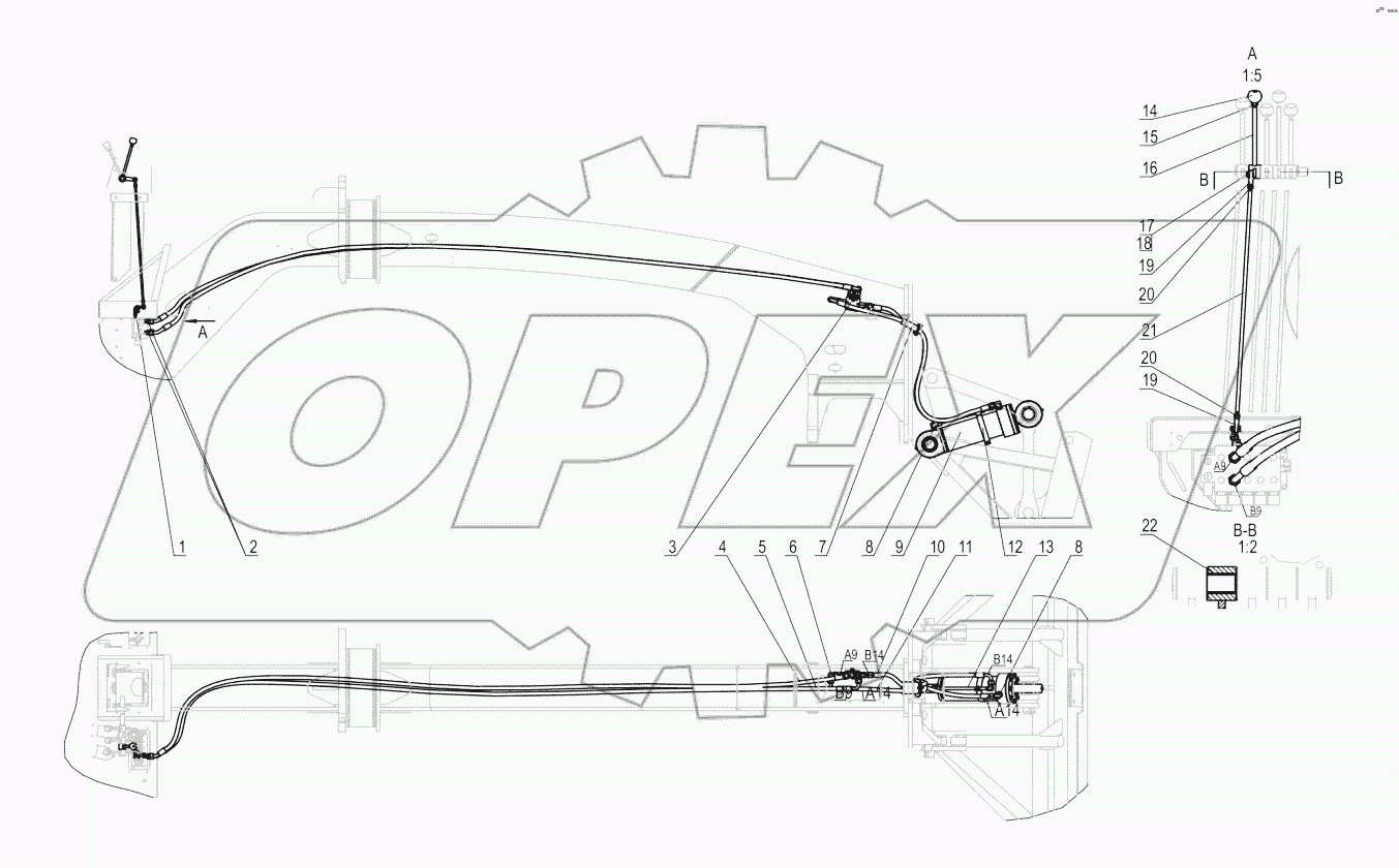 00С4933-000-00 DOZER LINES