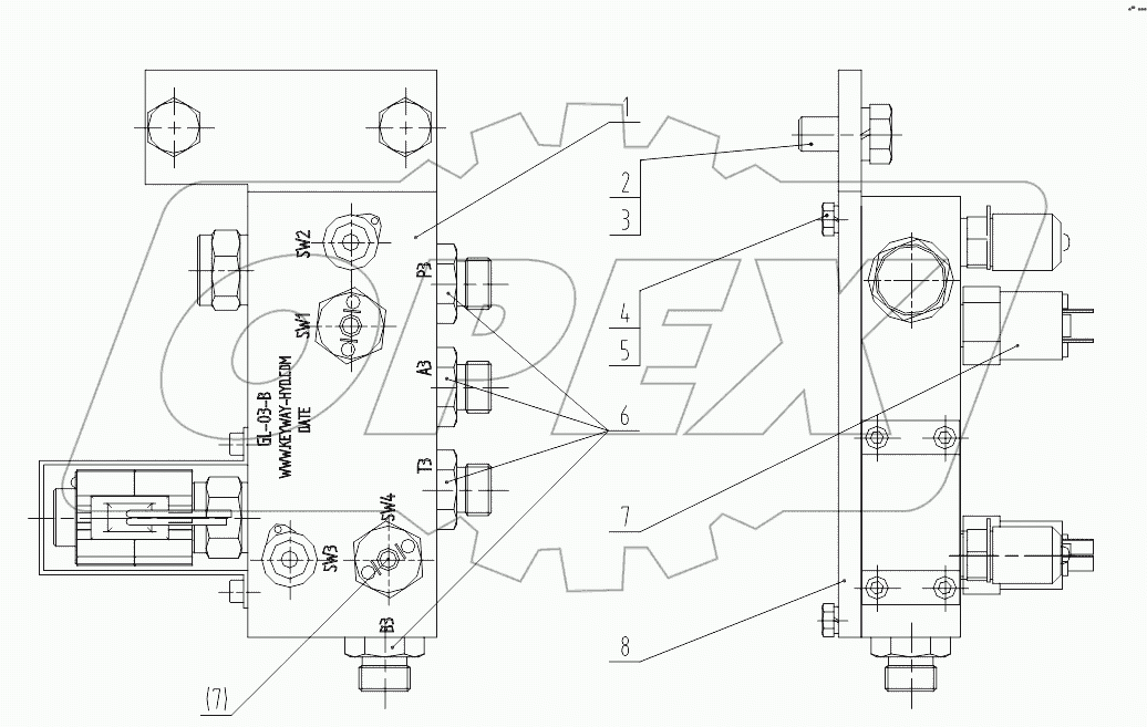 45C0161-002-00 BRAKE VALVE AS
