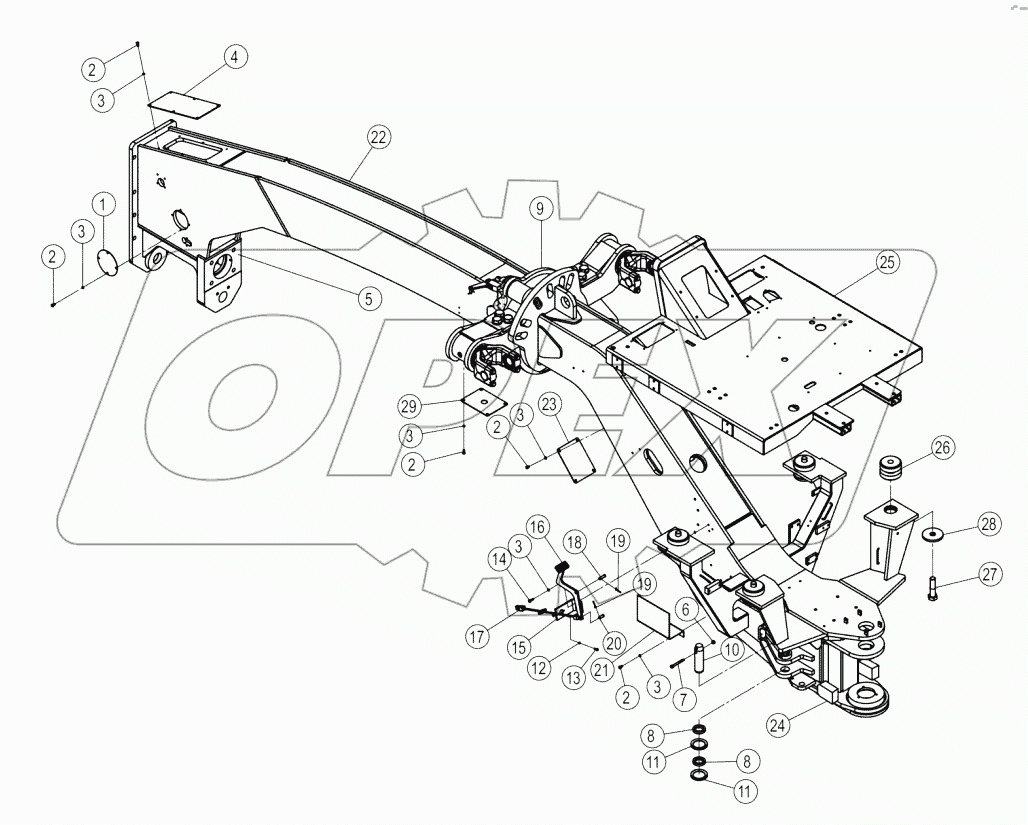 08Y0456-000-00 FRONT FRAME AS