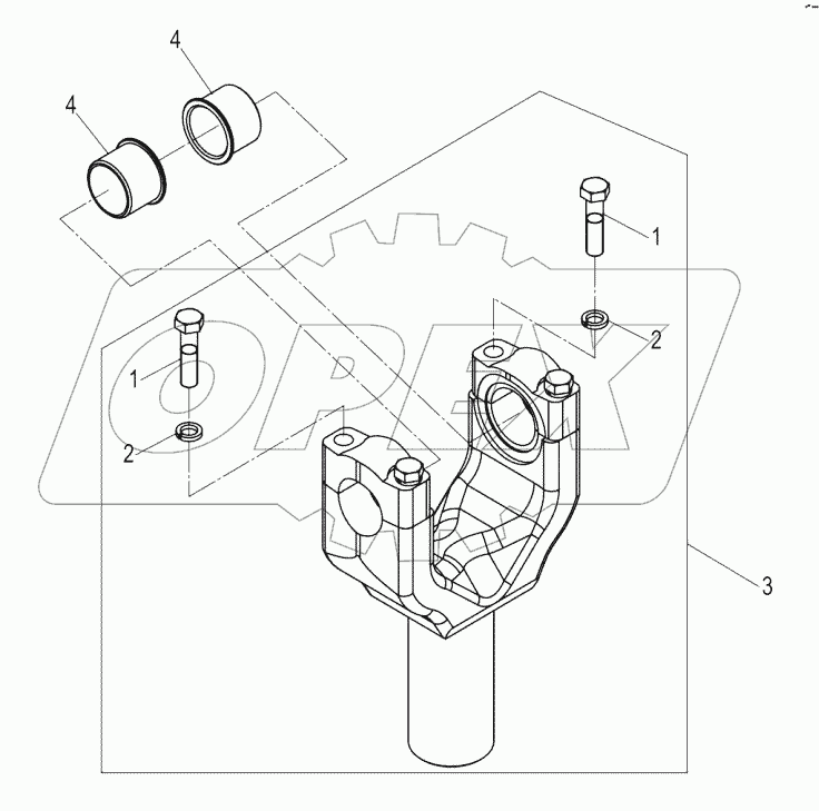 34C0317-000-00 FORK AS
