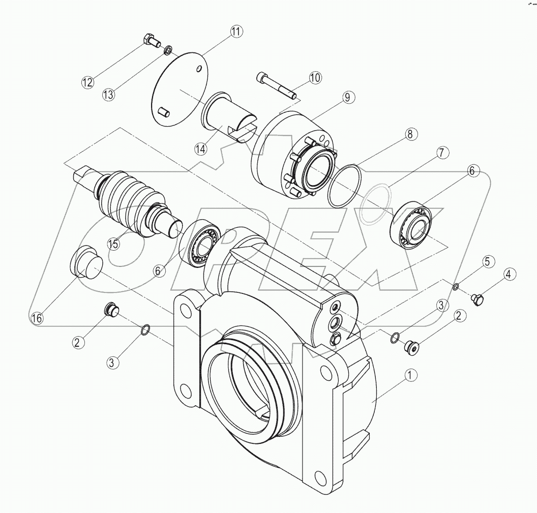 04Е0057-013-00 WORM BOX