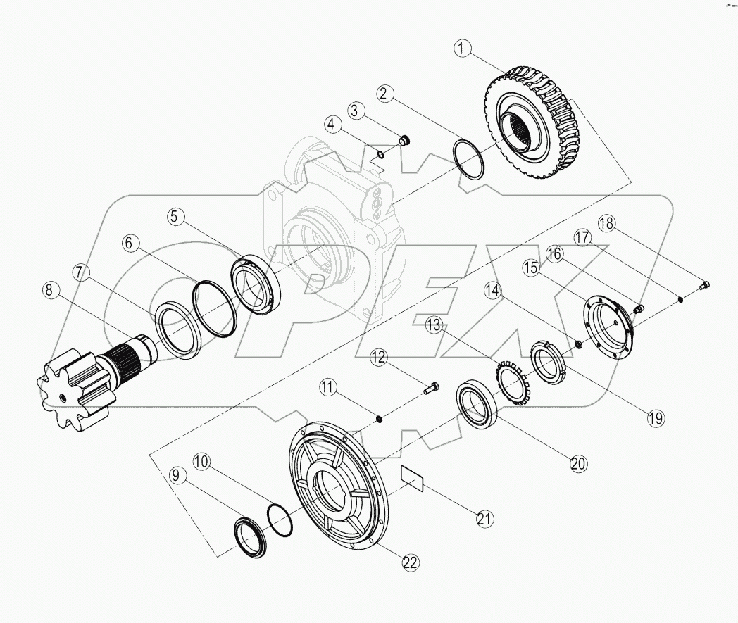 04Е0057-013-01 WORM BOX