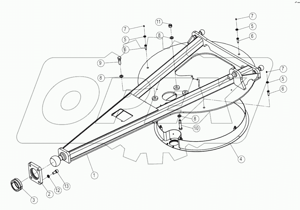 43С3489-004-00 EQUIPMENT-SKEL