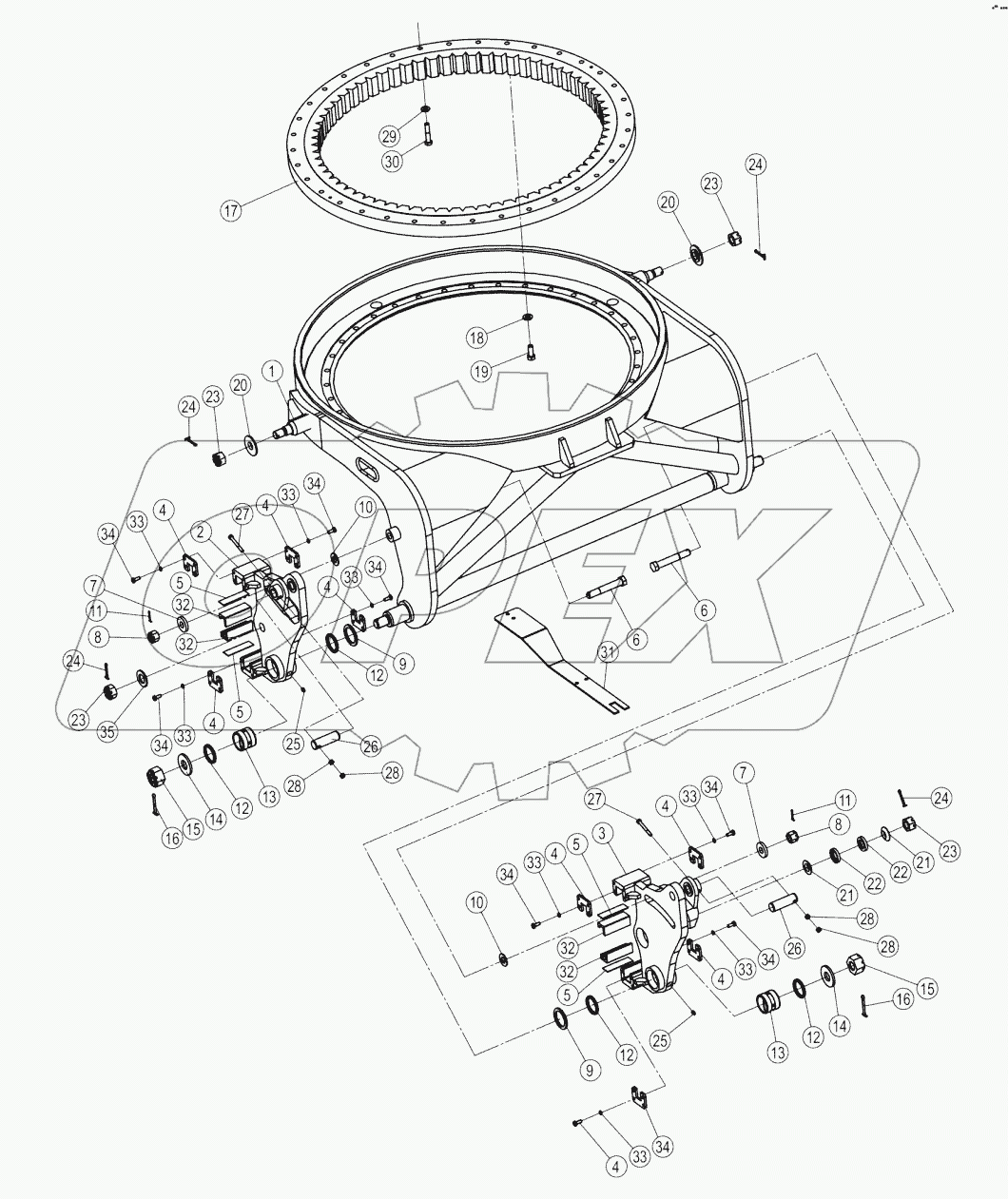43С3489-004-01 EQUIPMENT-SKEL