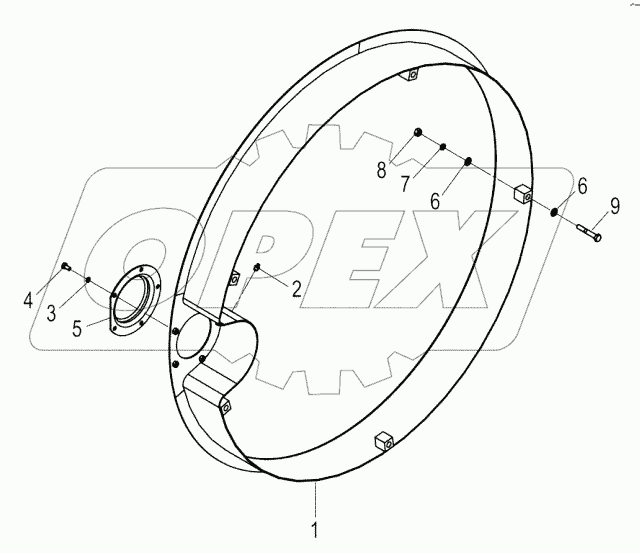 48С2073-000-00 DUST COVER