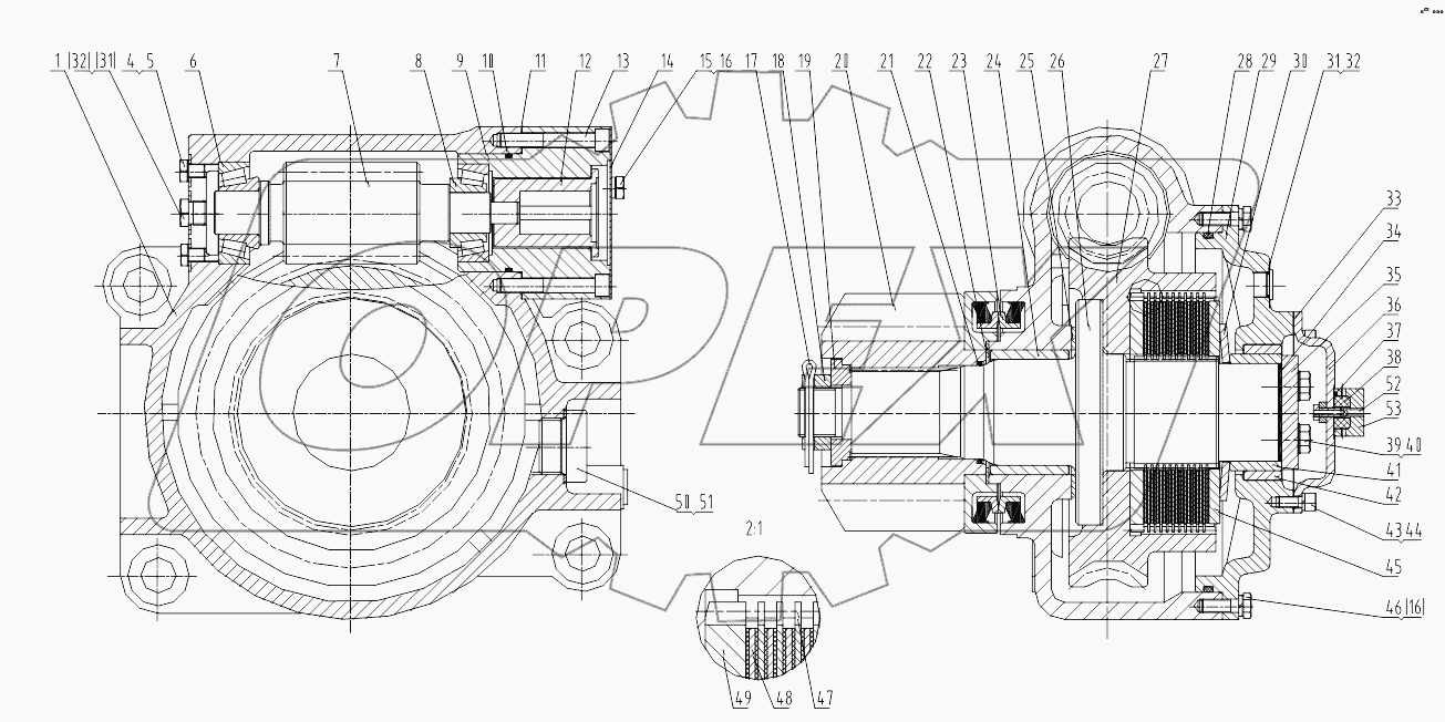 04Е0103-005-00 WORM BOX