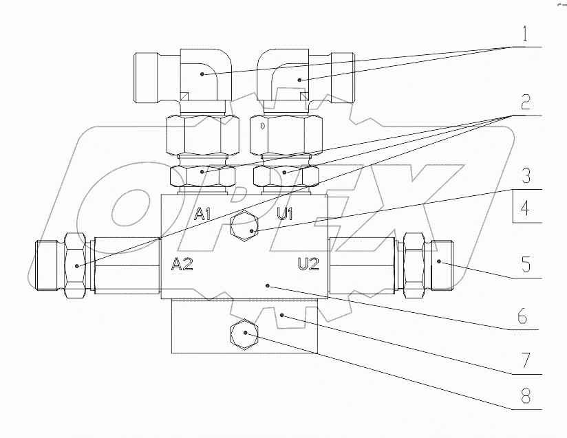 12С3946-000-00 HYDRAULIC LOCK