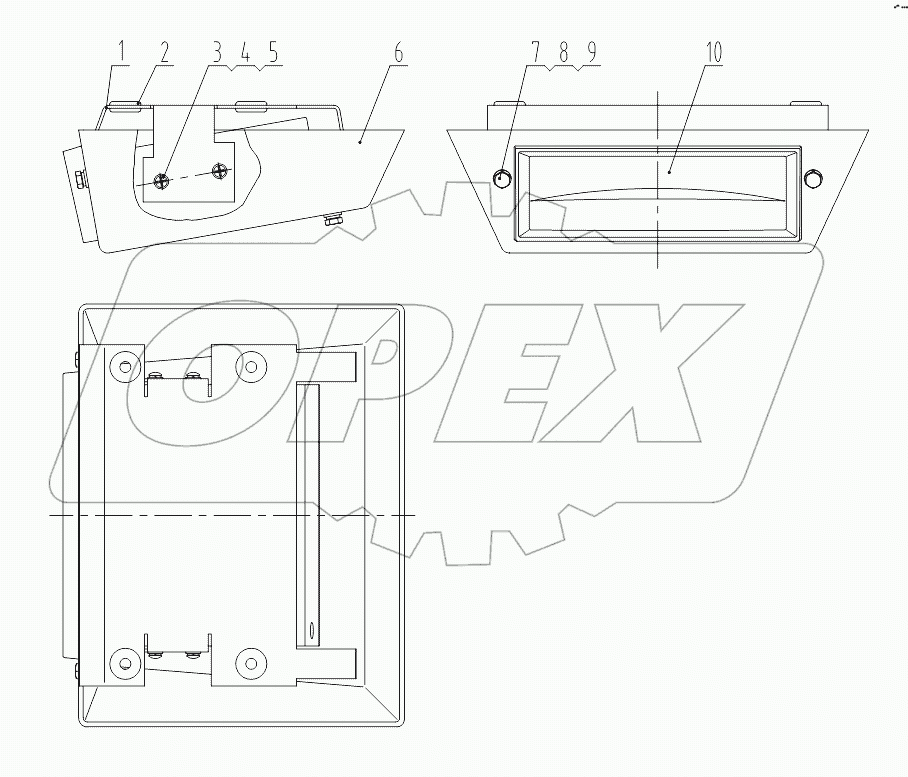 46С1257-000-00 RADIO/CASSETTE PLAYER