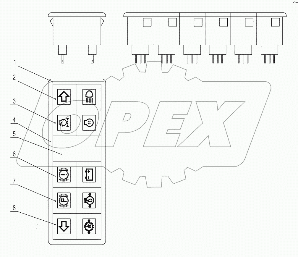 46С8272-000-00 COMBINATION INDICATOR