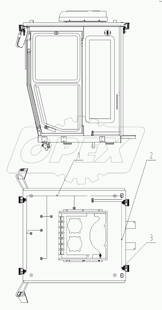 46С7222-000-00 WORK LIGHT WIRING