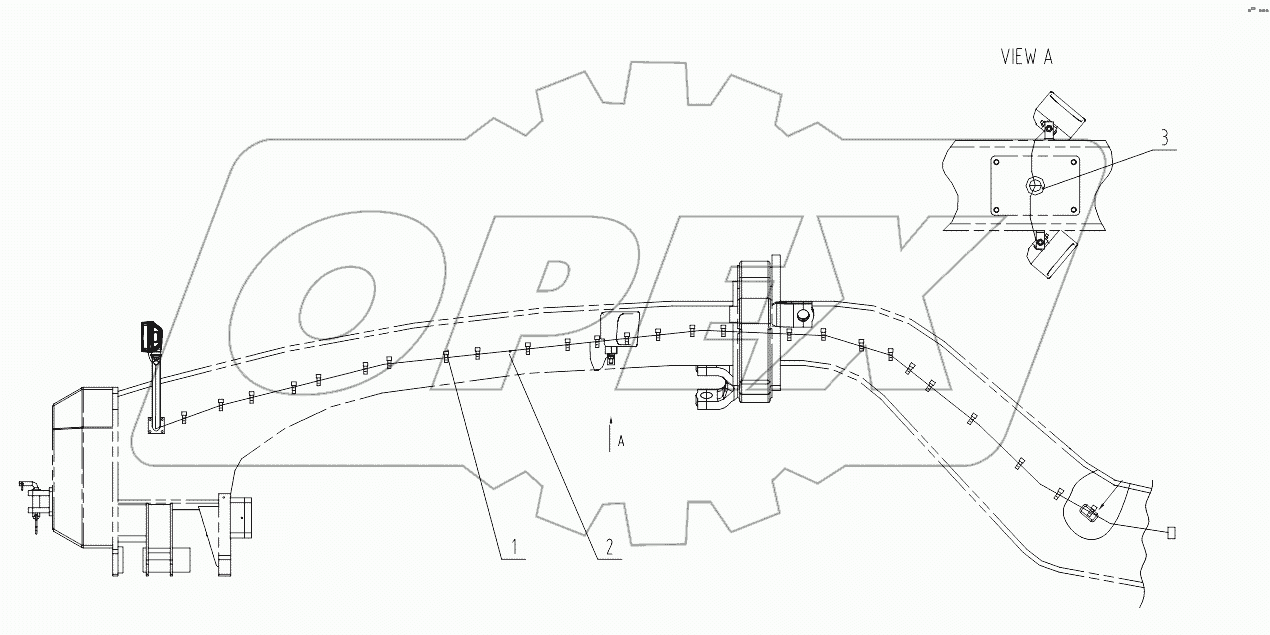 46C9008-000-00 FRONT FRAME WIRING