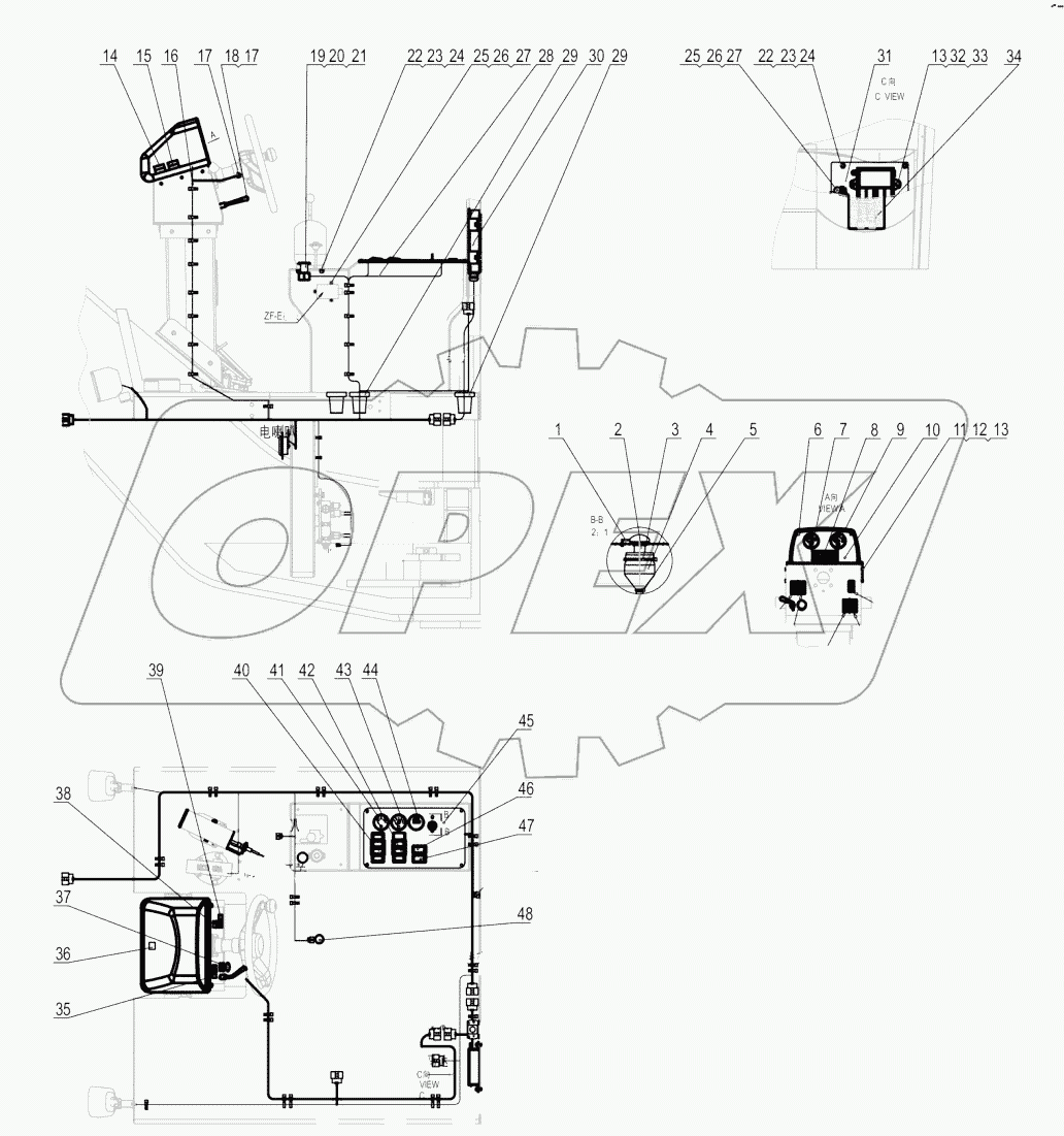 49C1399-000-00 CAB WIRING