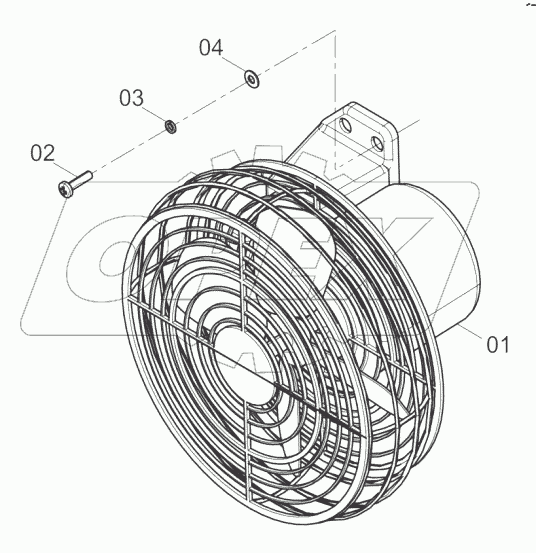 46С1787-003-00 FAN AS