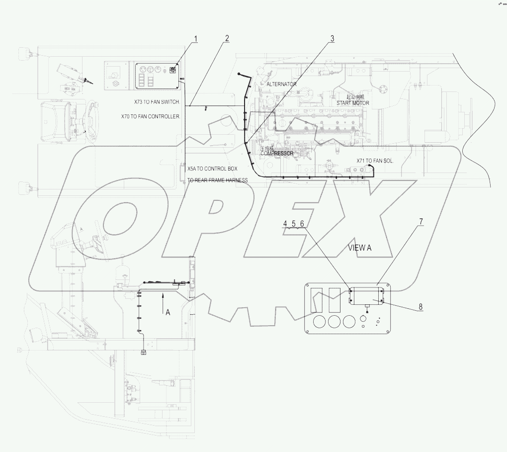 49C2890-000-00 AUX CONTROL WIRING