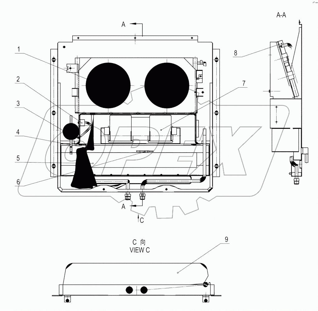46С7831-000-00 EVAPORATOR AS
