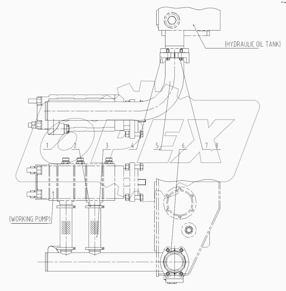 00с2661-000-00 PUMP OIL SUCTION LINES