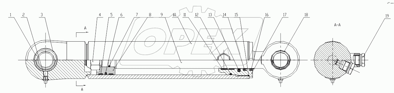 10C00669-005-00 BLADE PITCH CYLINDER