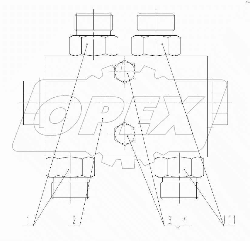 12С3175-001-00 HYDRAULIC LOCK