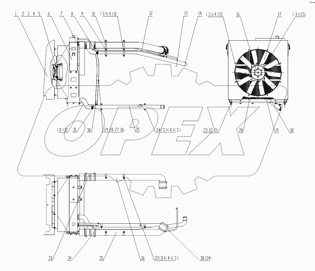 00Y0184-001-00 COOLING SYSTEM