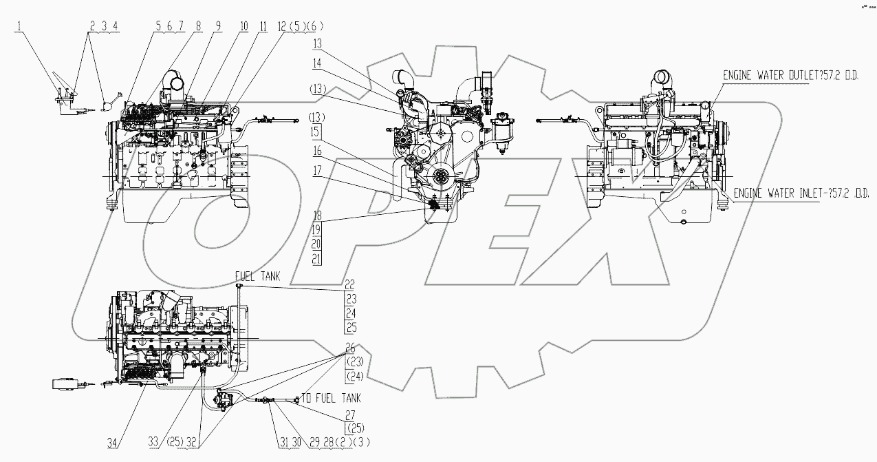 00Y0271-000-00 ENGINE SYSTEM
