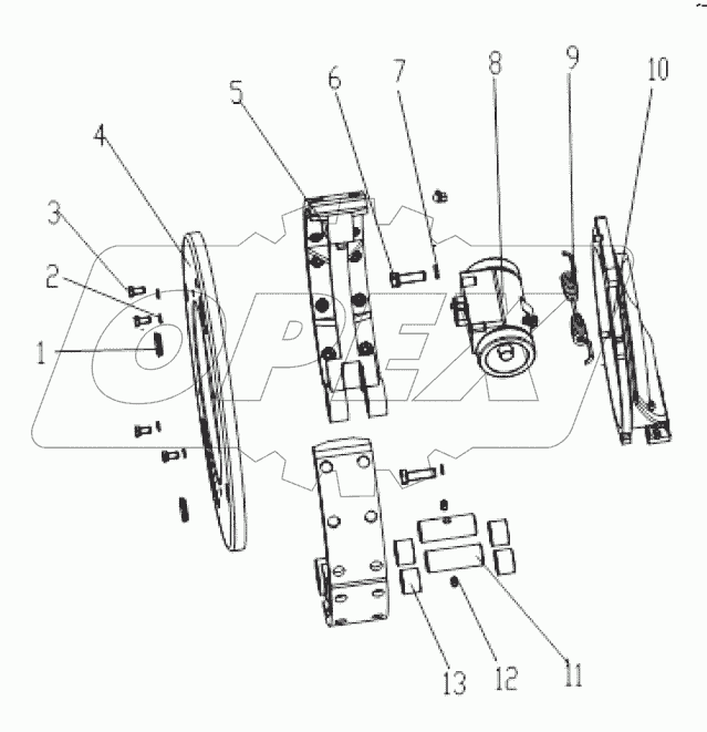SP105550-000-00 BRAKE AS