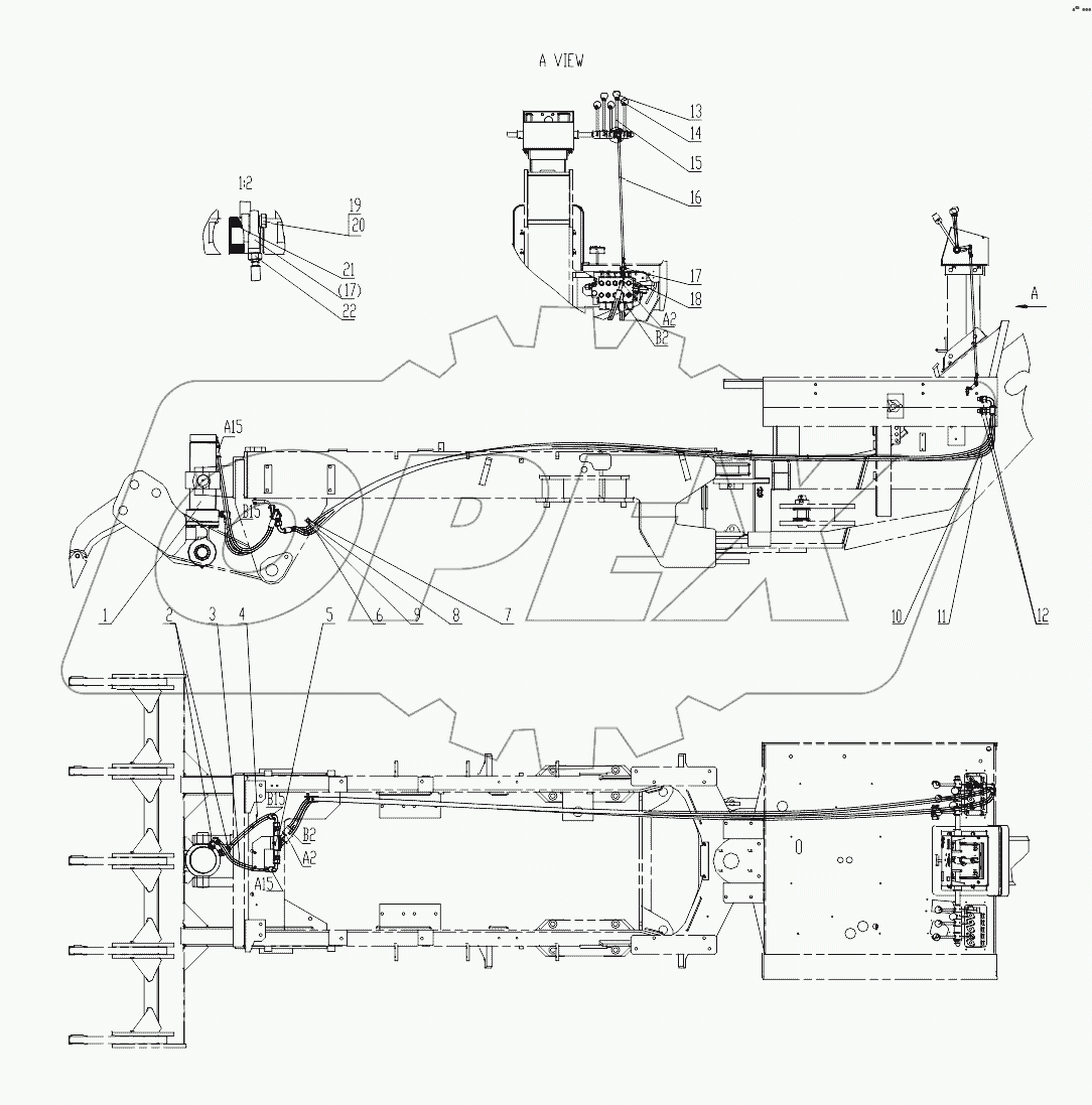 00С4221-000-00 RIPPER LINES