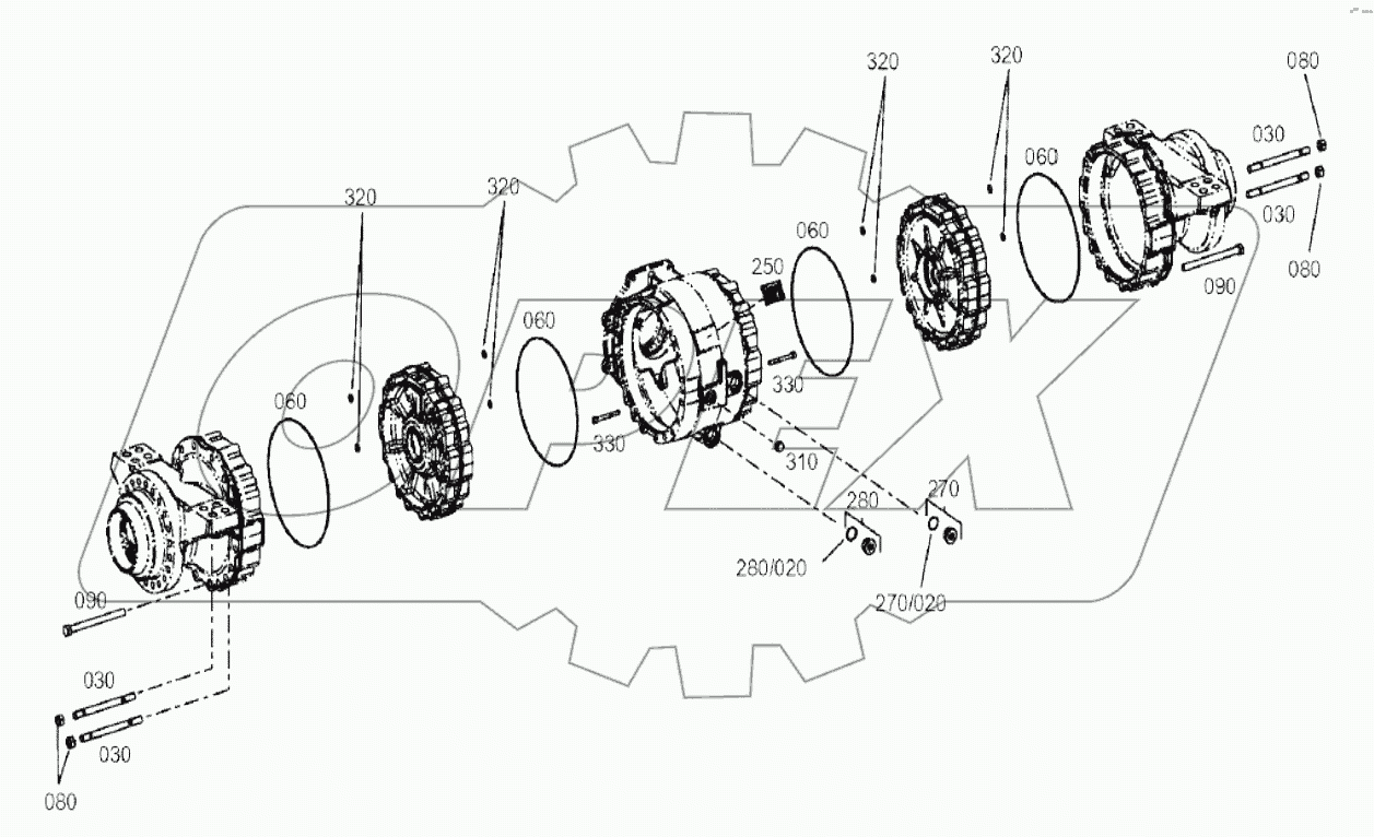4469 117 004 AXLE CASING