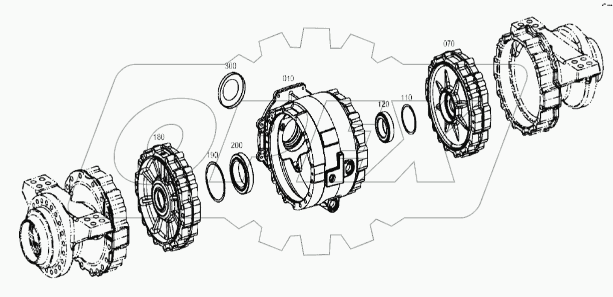 4469 117 401 AXLE CASING