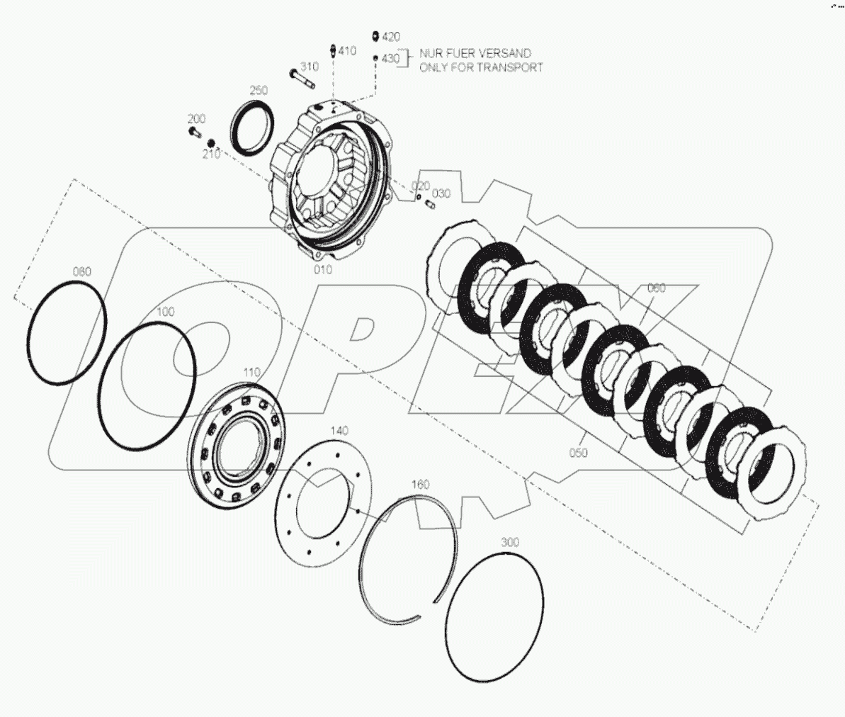 4469 121 001 MULTI-DISE BRAKE