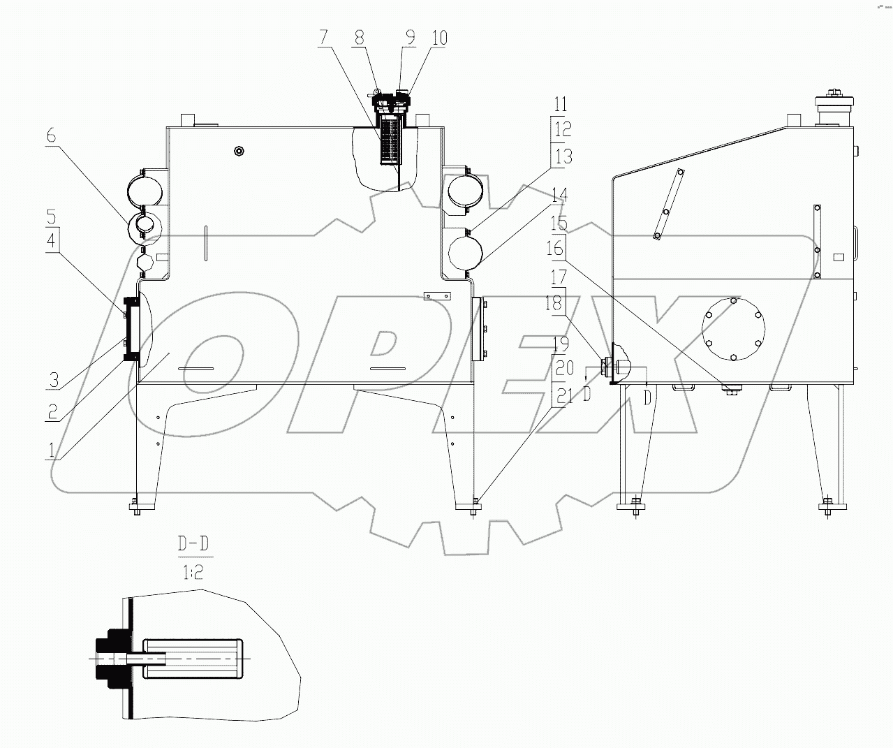 00Y0322 001 FUEL TANK AS
