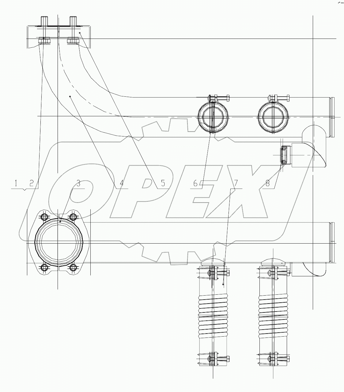 00C3181 001 PUMP OIL SUCTION LINES