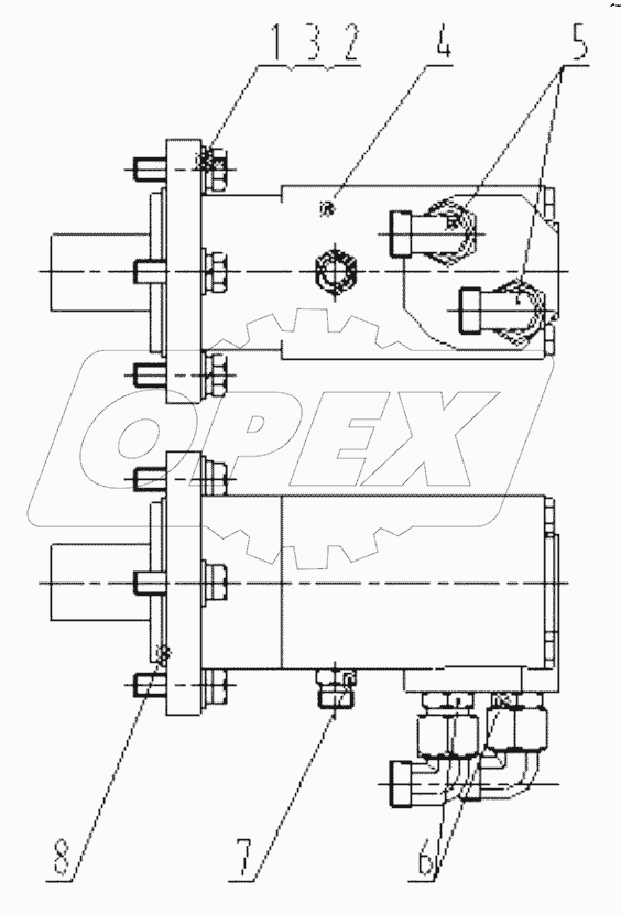 11C0482 001 SWING MOTOR AS